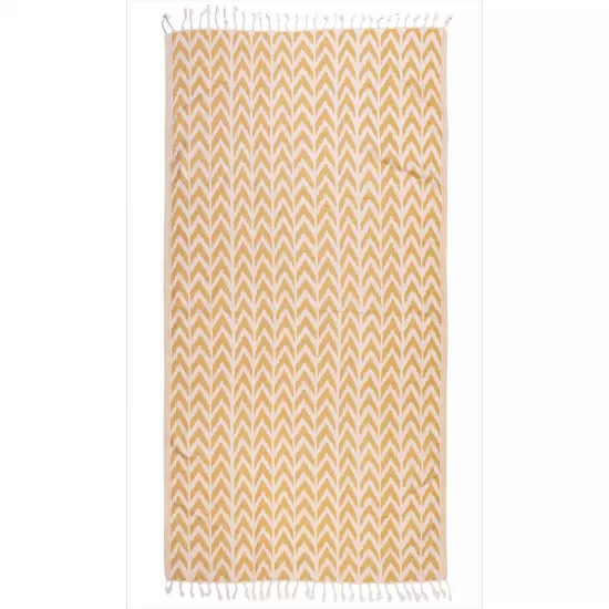 GREENWICH POLO CLUB ΠΕΤΣΕΤΑ-ΠΑΡΕΟ 80Χ180 3685 OCHRE