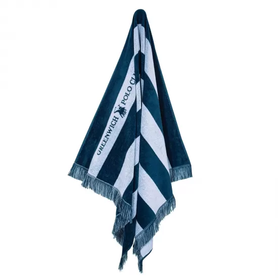 GREENWICH POLO CLUB ΠΕΤΣΕΤΑ ΘΑΛΑΣΣΗΣ 90Χ170 3725 BLUE, WHITE