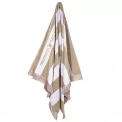 GREENWICH POLO CLUB ΠΕΤΣΕΤΑ ΘΑΛΑΣΣΗΣ 90Χ170 3729 TAUPE, WHITE
