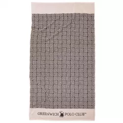 GREENWICH POLO CLUB ΠΕΤΣΕΤΑ ΘΑΛΑΣΣΗΣ 90Χ170 3732 BLACK, IVORY