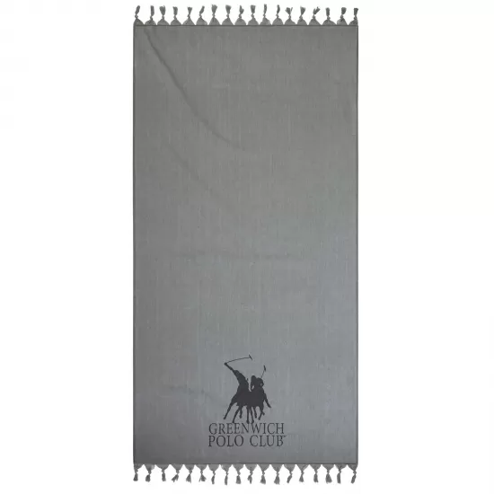 GREENWICH POLO CLUB ΠΕΤΣΕΤΑ-ΠΑΡΕΟ 90Χ170 3794 GREY