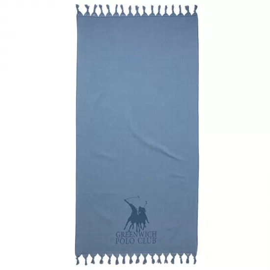 GREENWICH POLO CLUB ΠΕΤΣΕΤΑ-ΠΑΡΕΟ 90Χ170 3795 BLUE