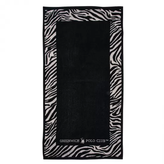 GREENWICH POLO CLUB ΠΕΤΣΕΤΑ ΘΑΛΑΣΣΗΣ 90Χ170 3884 BLACK, WHITE