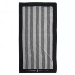 GREENWICH POLO CLUB ΠΕΤΣΕΤΑ ΘΑΛΑΣΣΗΣ 90Χ170 3886 BLACK ECRU