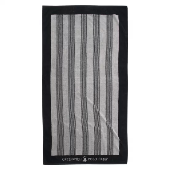 GREENWICH POLO CLUB ΠΕΤΣΕΤΑ ΘΑΛΑΣΣΗΣ 90Χ170 3886 BLACK ECRU