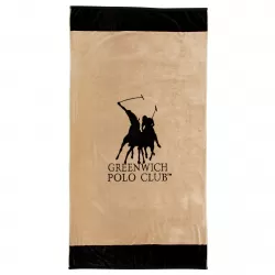 GREENWICH POLO CLUB ΠΕΤΣΕΤΑ ΘΑΛΑΣΣΗΣ 90Χ170 4046 BLACK, TAUPE