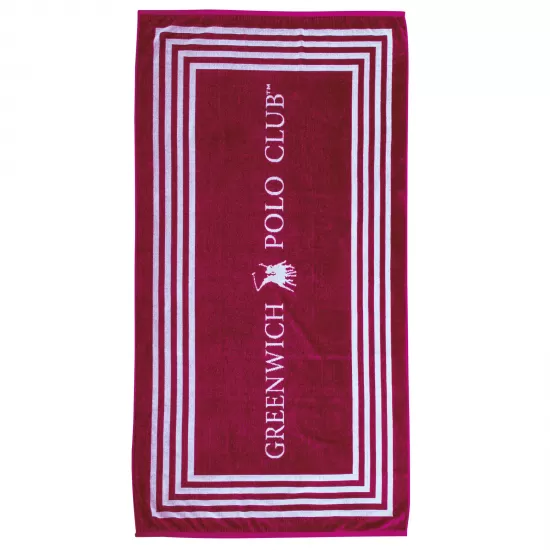 GREENWICH POLO CLUB ΠΕΤΣΕΤΑ ΘΑΛΑΣΣΗΣ 90Χ170 4055 RED, WHITE