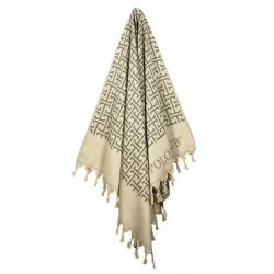 GREENWICH POLO CLUB ΠΕΤΣΕΤΑ-ΠΑΡΕΟ 90Χ170 4057 BEIGE, BLACK
