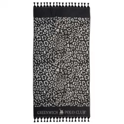 GREENWICH POLO CLUB ΠΕΤΣΕΤΑ-ΠΑΡΕΟ 90Χ170 4059 BLACK, IVORY