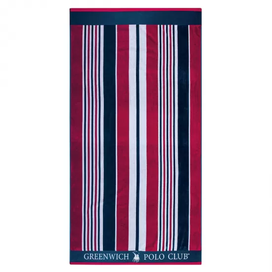 GREENWICH POLO CLUB ΠΕΤΣΕΤΑ ΘΑΛΑΣΣΗΣ 90Χ180 3632 BLUE, RED, WHITE