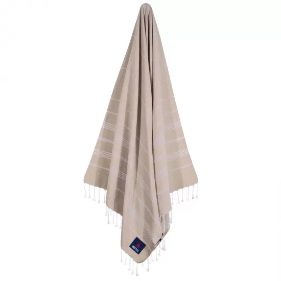 GREENWICH POLO CLUB ΠΕΤΣΕΤΑ-ΠΑΡΕΟ 80Χ180 3808 BEIGE