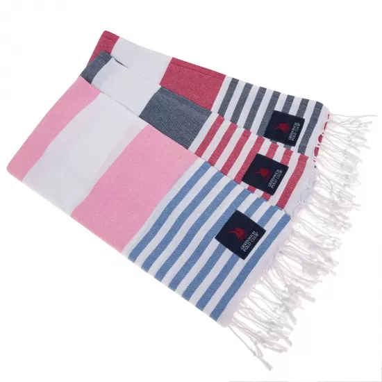 GREENWICH POLO CLUB ΠΕΤΣΕΤΑ-ΠΑΡΕΟ 80Χ180 3814 PINK
