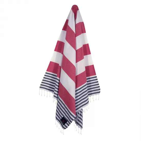GREENWICH POLO CLUB ΠΕΤΣΕΤΑ-ΠΑΡΕΟ 80Χ180 3815 RED