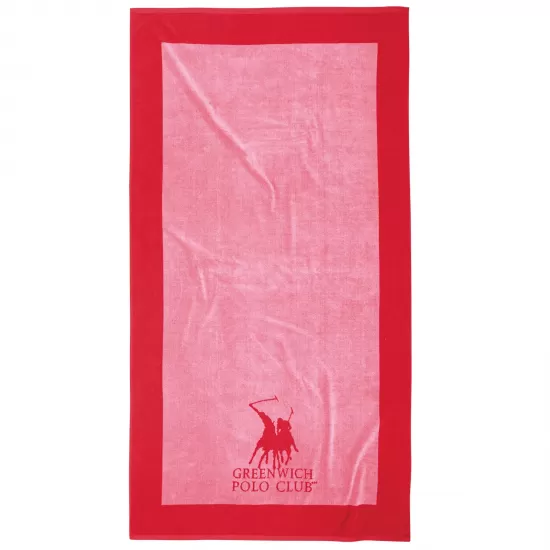 GREENWICH POLO CLUB ΠΕΤΣΕΤΑ ΘΑΛΑΣΣΗΣ 90Χ180 4000 PINK, RED