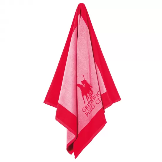 GREENWICH POLO CLUB ΠΕΤΣΕΤΑ ΘΑΛΑΣΣΗΣ 90Χ180 4000 PINK, RED