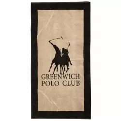 GREENWICH POLO CLUB ΠΕΤΣΕΤΑ ΘΑΛΑΣΣΗΣ 90Χ180 4020 BLACK, TAUPE
