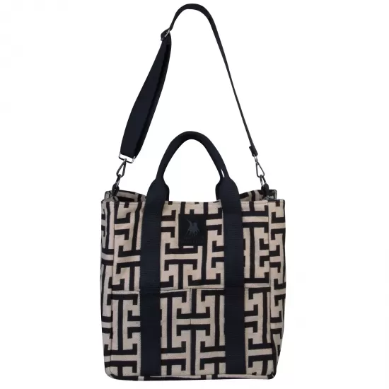GREENWICH POLO CLUB ΤΣΑΝΤΑ ΘΑΛΑΣΣΗΣ 35Χ40Χ38 3840 BEIGE, BLACK