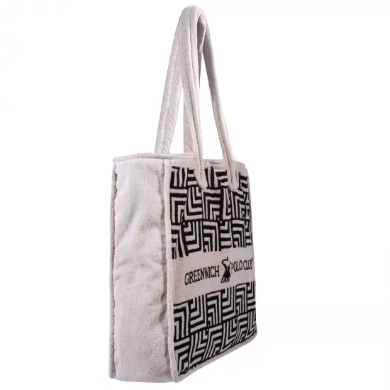 GREENWICH POLO CLUB ΤΣΑΝΤΑ ΘΑΛΑΣΣΗΣ 42Χ45 3732 BLACK, IVORY