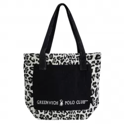 GREENWICH POLO CLUB ΤΣΑΝΤΑ ΘΑΛΑΣΣΗΣ 55Χ40 3861 BEIGE, BLACK