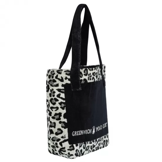 GREENWICH POLO CLUB ΤΣΑΝΤΑ ΘΑΛΑΣΣΗΣ 55Χ40 3861 BEIGE, BLACK