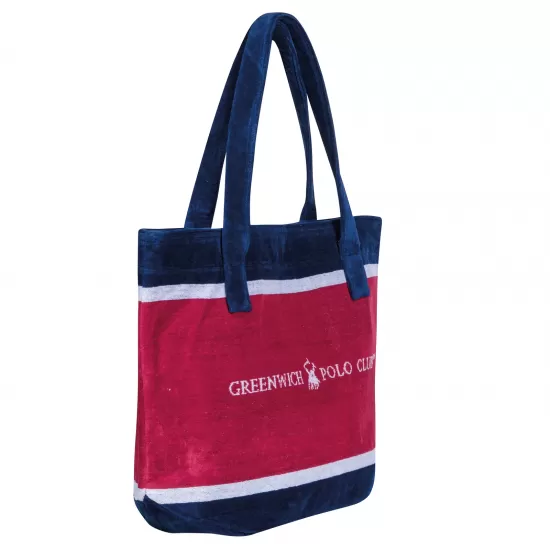 GREENWICH POLO CLUB ΤΣΑΝΤΑ ΘΑΛΑΣΣΗΣ 55Χ40 3864 BLUE, RED