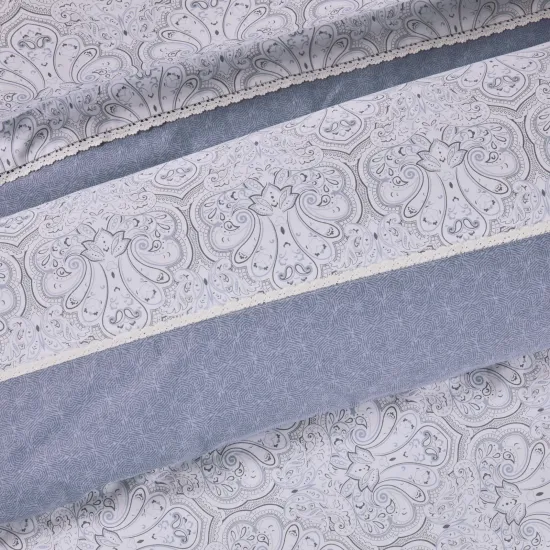 DAS HOME ΚΟΥΒΕΡΛΙ KING PRESTIGE 1693 BLUE, GREY