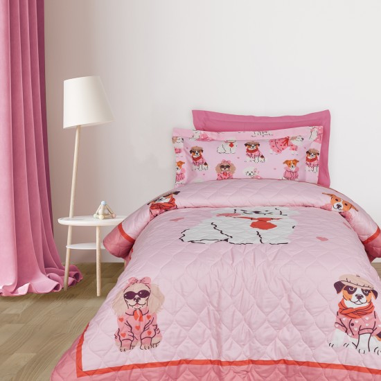 DAS KIDS ΚΟΥΒΕΡΛΙ ΜΟΝΟ 4938 PINK