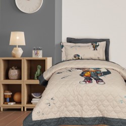 DAS KIDS ΚΟΥΒΕΡΛΙ ΜΟΝΟ 4939 BEIGE, GREY