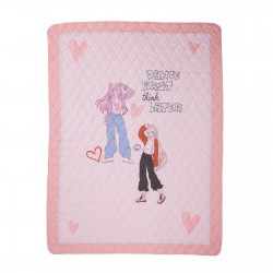 DAS KIDS ΚΟΥΒΕΡΛΙ ΜΟΝΟ 4940 GREY, PINK