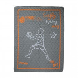 DAS KIDS ΚΟΥΒΕΡΛΙ ΜΟΝΟ 4941 GREY, ORANGE
