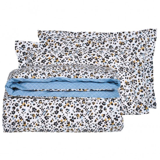 DAS HOME ΚΟΥΒΕΡΛΙ ΜΟΝΟ DAILY 9622 BLACK, BLUE, ECRU