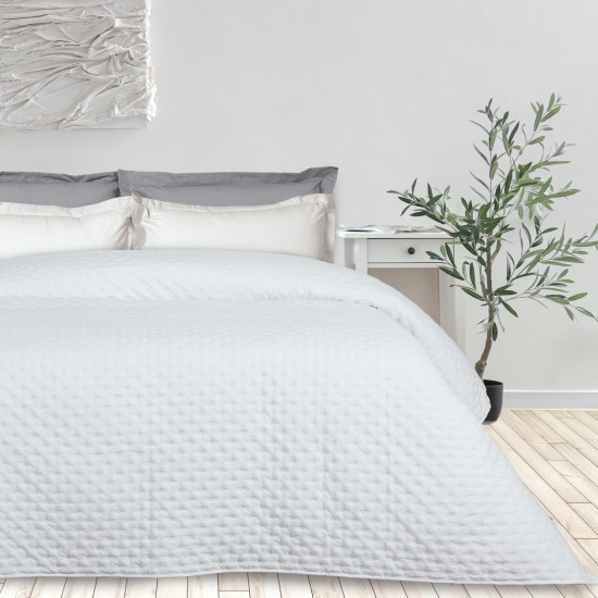 DAS HOME ΚΟΥΒΕΡΛΙ ΜΟΝΟ HAPPY 9658 WHITE