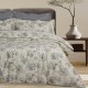 DAS HOME ΠΑΠΛΩΜΑΤΟΘΗΚΗ ΣΕΤ ΥΠΕΡΔΙΠΛΗ PRESTIGE 1712 GREY, IVORY