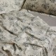 DAS HOME ΠΑΠΛΩΜΑΤΟΘΗΚΗ ΣΕΤ ΥΠΕΡΔΙΠΛΗ PRESTIGE 1712 GREY, IVORY