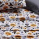DAS KIDS ΣΕΤ ΠΑΠΛΩΜΑΤΟΘΗΚΗ ΜΟΝΗ 4967 GREY, ORANGE