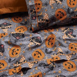 DAS KIDS ΣΕΤ ΠΑΠΛΩΜΑΤΟΘΗΚΗ ΜΟΝΗ 4968 GREY, ORANGE