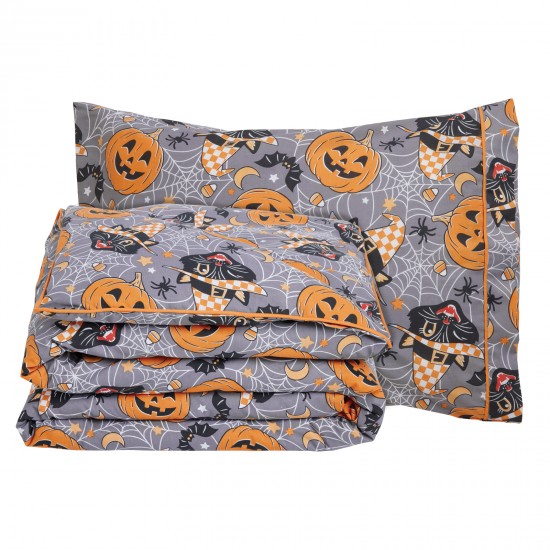 DAS KIDS ΣΕΤ ΠΑΠΛΩΜΑΤΟΘΗΚΗ ΜΟΝΗ 4968 GREY, ORANGE