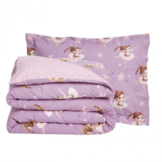 DAS KIDS ΣΕΤ ΠΑΠΛΩΜΑΤΟΘΗΚΗ ΜΟΝΗ 4972 PINK, PURPLE