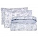 DAS HOME ΣΕΤ ΠΑΠΛΩΜΑΤΟΘΗΚΗ ΜΟΝΗ HAPPY FLANNEL 9636 GREY, IVORY