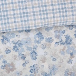 DAS HOME ΣΕΤ ΠΑΠΛΩΜΑΤΟΘΗΚΗ ΜΟΝΗ HAPPY FLANNEL 9637 BLUE, TAUPE DAS HOME ΣΕΤ ΠΑΠΛΩΜΑΤΟΘΗΚΗ ΜΟΝΗ HAPPY FLANNEL 9637 BLUE, TAUPE
