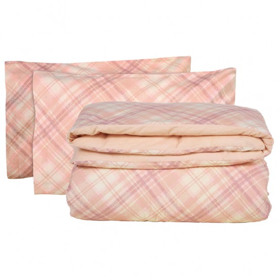 DAS HOME ΣΕΤ ΠΑΠΛΩΜΑΤΟΘΗΚΗ ΜΟΝΗ HAPPY FLANNEL 9638 ECRU, NUDE DAS HOME ΣΕΤ ΠΑΠΛΩΜΑΤΟΘΗΚΗ ΜΟΝΗ HAPPY FLANNEL 9638 ECRU, NUDE