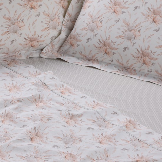 DAS HOME ΣΕΤ ΠΑΠΛΩΜΑΤΟΘΗΚΗ ΥΠΕΡΔΙΠΛΗ DAILY 3181 CREAM, GREY