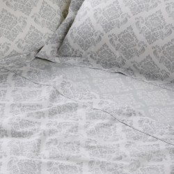 DAS HOME ΣΕΤ ΠΑΠΛΩΜΑΤΟΘΗΚΗ ΥΠΕΡΔΙΠΛΗ DAILY 3182 ECRU, GREY