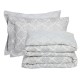 DAS HOME ΣΕΤ ΠΑΠΛΩΜΑΤΟΘΗΚΗ ΥΠΕΡΔΙΠΛΗ DAILY 3182 ECRU, GREY