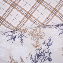 DAS HOME ΣΕΤ ΠΑΠΛΩΜΑΤΟΘΗΚΗ ΥΠΕΡΔΙΠΛΗ CASUAL 5422 BLUE, TAUPE DAS HOME ΣΕΤ ΠΑΠΛΩΜΑΤΟΘΗΚΗ ΥΠΕΡΔΙΠΛΗ CASUAL 5422 BLUE, TAUPE