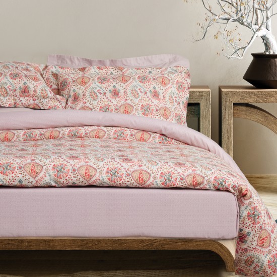 DAS HOME ΣΕΤ ΠΑΠΛΩΜΑΤΟΘΗΚΗ ΥΠΕΡΔΙΠΛΗ CASUAL 5437 MULTICOLOR