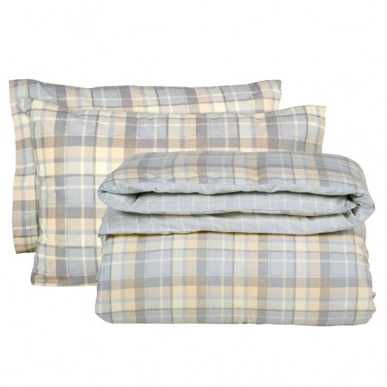 DAS HOME ΣΕΤ ΠΑΠΛΩΜΑΤΟΘΗΚΗ ΥΠΕΡΔΙΠΛΗ HAPPY FLANNEL 9639 GREY, TAUPE DAS HOME ΣΕΤ ΠΑΠΛΩΜΑΤΟΘΗΚΗ ΥΠΕΡΔΙΠΛΗ HAPPY FLANNEL 9639 GREY, TAUPE