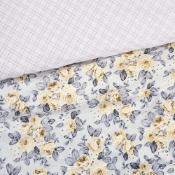 DAS HOME ΣΕΤ ΠΑΠΛΩΜΑΤΟΘΗΚΗ ΥΠΕΡΔΙΠΛΗ HAPPY 9650 GREY, IVORY DAS HOME ΣΕΤ ΠΑΠΛΩΜΑΤΟΘΗΚΗ ΥΠΕΡΔΙΠΛΗ HAPPY 9650 GREY, IVORY