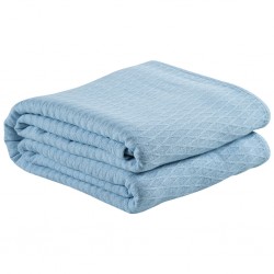 DAS HOME ΚΟΥΒΕΡΤΑ ΠΙΚΕ 220X240 0489 ΜΠΛΕ