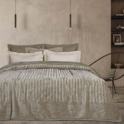 DAS HOME ΚΟΥΒΕΡΤΑ VELOUR ΥΠΕΡΔΙΠΛΗ 1350 TAUPE